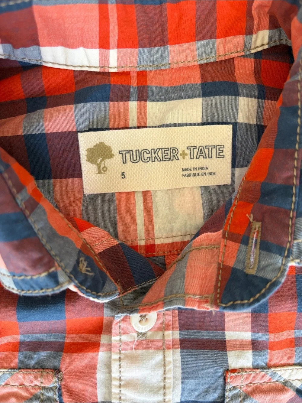 Bundle 3 shirts Old Navy Red & Blue Kids Shirt and Plaid Button-Down Set